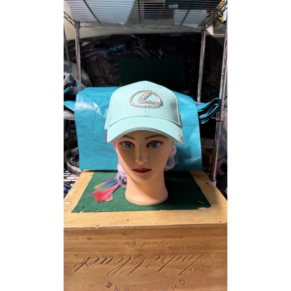 Lexus Crystal Logo Baseball Cap Hat‎ Mint Green Adjustable Luxury